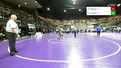 107 lbs Semifinal - Kailey Salazar, Selma vs Abigail Trujillo, Frontier