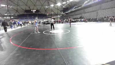 136 lbs Semifinal - Jackson Bucy, Montesano Mad Dogs Wrestling vs Alexander Solano, Steelclaw Wrestling Club