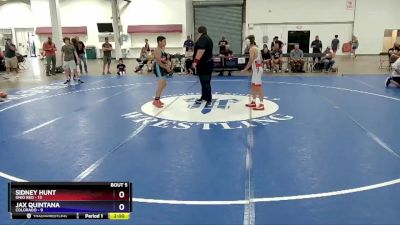 102 lbs Semis & 1st Wrestleback (8 Team) - Sidney Hunt, Ohio Red vs Jax Quintana, Colorado