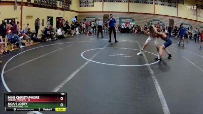 105 lbs Round 8 (10 Team) - Noah Losey, The Compound vs Mike Christaphore, Virginia Patriots