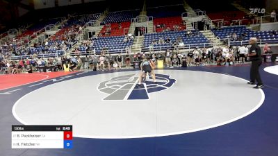 130 lbs Cons 16 #1 - Breanna Packheiser, CA vs Hayli Fletcher, WI