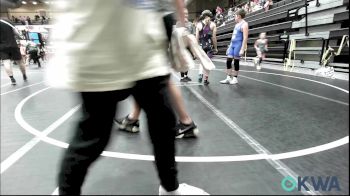 110 lbs Consolation - Harper Flowers, Chickasha Youth Wrestling vs Noah Sanders, Choctaw Ironman