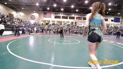 125 lbs Round Of 16 - Emma Lee, Eagle Point Youth Wrestling vs Janessa O'Connell, Southwest Washington Wrestling Club