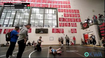 37-40 lbs Final - Presley Edge, Piedmont vs Ameliah Ortiz, Bridge Creek Youth Wrestling