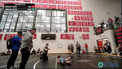 37-40 lbs Final - Presley Edge, Piedmont vs Ameliah Ortiz, Bridge Creek Youth Wrestling