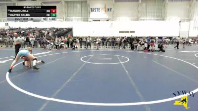 93 lbs Semifinal - Mason Little, Journeymen Wrestling Club vs Carter Soltis, Club Not Listed