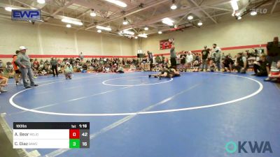 160 lbs Rr Rnd 1 - Ayo Bear, Mojo Mulisha 12U vs Christian Diaz, Broken Arrow Wrestling Club