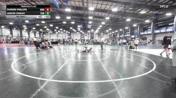 90 lbs Rr Rnd 1 - Parker Phillips, Buffalo Valley Wrestling Club MS Black vs Austin Conley, Team Barracuda MS