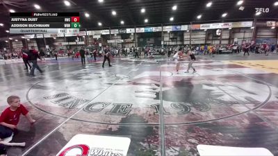 82 lbs Quarterfinal - Addison Buchmann, Westside Raider Wrestling vs Justyna Dust, Remnant Wrestling Club