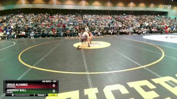 157 lbs Champ. Round 2 - Jesus Alvarez, Caldwell vs Andrew Ball, Minico