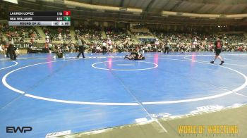 102 lbs Round Of 32 - Lauren Lopez, Legacy Wrestling vs Mia Williams, All I See Is Gold Academy