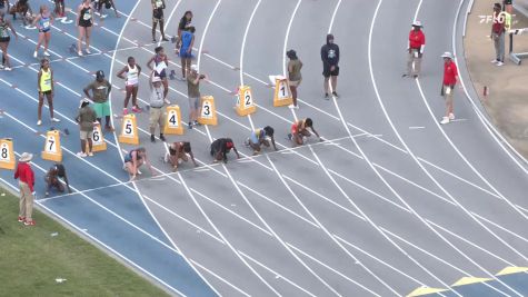 Youth Girls' 100m Hurdles, Semi-Finals 10 - Age 13