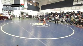 106 lbs Champ. Round 1 - Royce Sanchez, Santa Ana vs Isaih Garcia, Cerritos