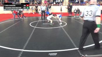 65_B lbs Round Of 16 - Luca Cavalier, Edinboro vs Jackson Strittmatter, Holy Name