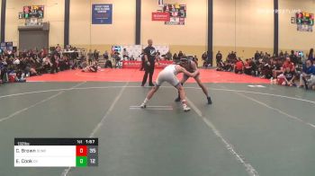 132 lbs Prelims - Cody Brown, Don Bosco vs Elliot Cook, Carl Sandburg