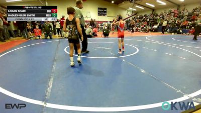 58 lbs Consi Of 8 #2 - Logan Spain, Raw Wrestling Club vs Hadley-Glen Smith, Anno Youth Wrestling