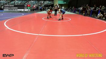 175 lbs Round Of 16 - Queen Moniz, Takedown Express Wrestling Club vs Izabella Johnson, Gladiator Academy