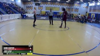 165 lbs Round 1 (8 Team) - Joey Lyle, Longwood WC vs Amir Coston, George Jenkins WC