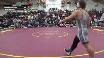 285 lbs Cons. Round 4 - Redmond Lindsey, Bixby vs Cael Mielnik, Blair Academy