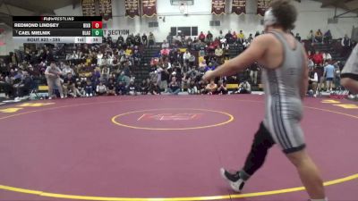 285 lbs Cons. Round 4 - Redmond Lindsey, Bixby vs Cael Mielnik, Blair Academy