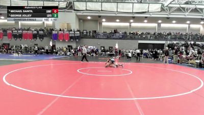 113 lbs Quarterfinal - Michael Saintil, Lyman Mem/Windham Tech vs George Jolley, Ledyard