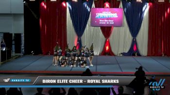 Biron Elite Cheer - Royal Sharks [2021 L3 Senior - D2 - Small Day 2] 2021 The American Spectacular DI & DII