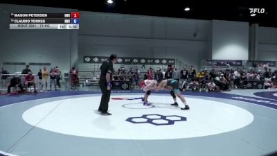 74 kg Cons. Rd Of 16 - Mason Petersen, UWC vs Claudio Torres, Hawkeye Wrestling Club