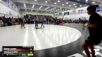 105 lbs Champ. Round 2 - Michelle Flores, Santa Ana Valley vs Sophia Lazaro, Titan Mercury Wrestling Club