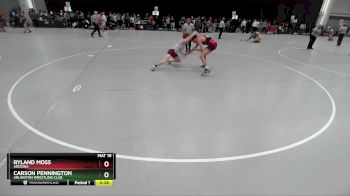 157 lbs Cons. Round 5 - Carson Pennington, Arlington Wrestling Club vs Ryland Moss, Arizona