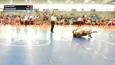 170 lbs Rr Rnd 1 - Dylan Naish, MF Army Orange - HSB vs Logan Brown, Team Gotcha - HSB