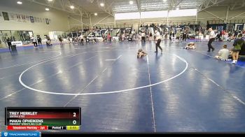 51-54 lbs Round 2 - Trey Merkley, Uintah Utes vs Makai Opheikens, Fremont Wrestling Club
