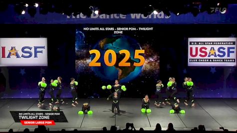 No Limits All Stars - Senior Pom - Twilight Zone [2025 Senior Large Pom Semis] 2025 The Dance Worlds