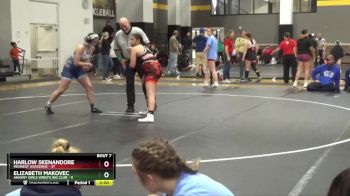 142 lbs Round 1 (16 Team) - Harlow Skenandore, Midwest Assassins vs Elizabeth Makovec, Ankeny Girls Wrestling Club