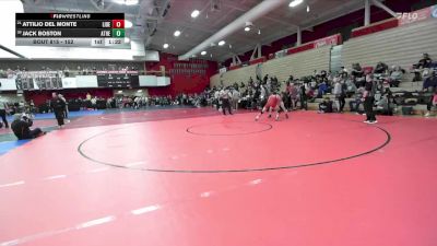 152 lbs Quarterfinal - Attilio Del Monte, Liberty vs Jack Boston, Athenian