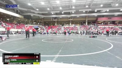 90 lbs Quarterfinal - Isaac Costa, Wamego vs Joshua Laney, Ozark