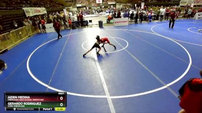 83 lbs Cons. Round 2 - Gerardo Rodriguez, CORE Wrestling vs Aiden Medina, Firebaugh High School Wrestling