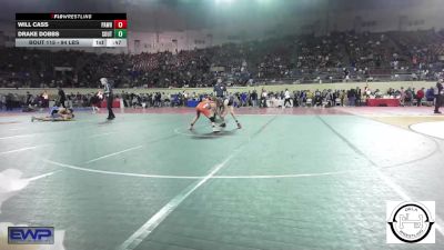 94 lbs Consi Of 16 #1 - Will Cass, Pawhuska Huskies JH vs Drake Dobbs, Southmoore SaberCats Wrestling