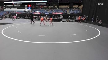 180 lbs Cons. Round 3 - Catherine Mcnulty, Indiana Tech vs Grace Doering, Indiana Tech