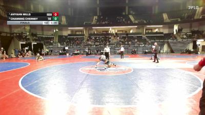 95 lbs Final - Aviyahn Mills, Roundtree Wrestling Academy vs Channing Cherney, The Storm Wrestling Center