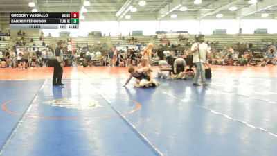 170 lbs Rr Rnd 1 - Gregory Vassallo, Mat Assassins - HSB vs Zander Ferguson, Nebraska Blue - HSB