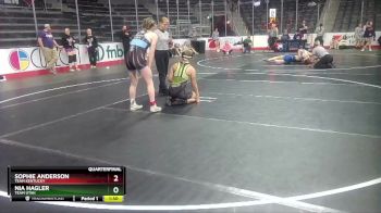 127 lbs Quarterfinal - Sophie Anderson, Team Kentucky vs Nia Hagler, Team Utah