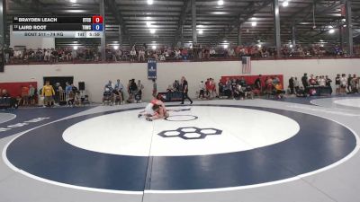 74 kg Champ. Rd Of 64 - Brayden Leach, Regional Training Center South vs Laird Root, Tar Heel Wrestling Club