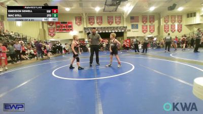 85 lbs Consi Of 8 #2 - Emerson Sewell, Raw Wrestling Club vs Mac Still, Sperry Wrestling Club