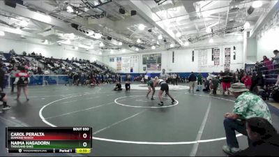 130 lbs Cons. Round 3 - Carol Peralta, Diamond Ranch vs Naima Hagadorn, Thousand Oaks