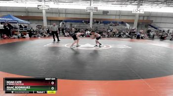 95-100 lbs Cons. Semi - Isaac Rodriguez, Hawk Wrestling Club vs Noah Cate, Hi Desert Mat Club