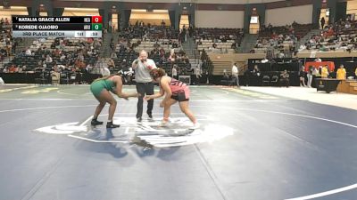 190 lbs 3rd Place Match - Korede Ojaomo, Arundel vs Natalia Grace Allen, Northeast (AA)