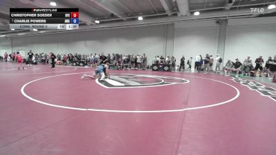 85 lbs Cons. Round 2 - Christopher Soeder, Seasons Freestyle Club vs Charlie Powers, Avalanche Wrestling Association