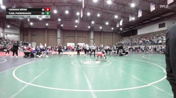 138 lbs Cons. Round 6 - Cael Puderbaugh, Basehor-Linwood vs Kiernan Meink, Millard South