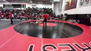 132 lbs 3rd Place Match - Logan Rogge, Pueblo County vs Gavin Price, Prairie View