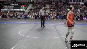 80 lbs Champ. Round 1 - Alijah Weimer, Frontenac vs Kale Schuster, Ogden`s Outlaws